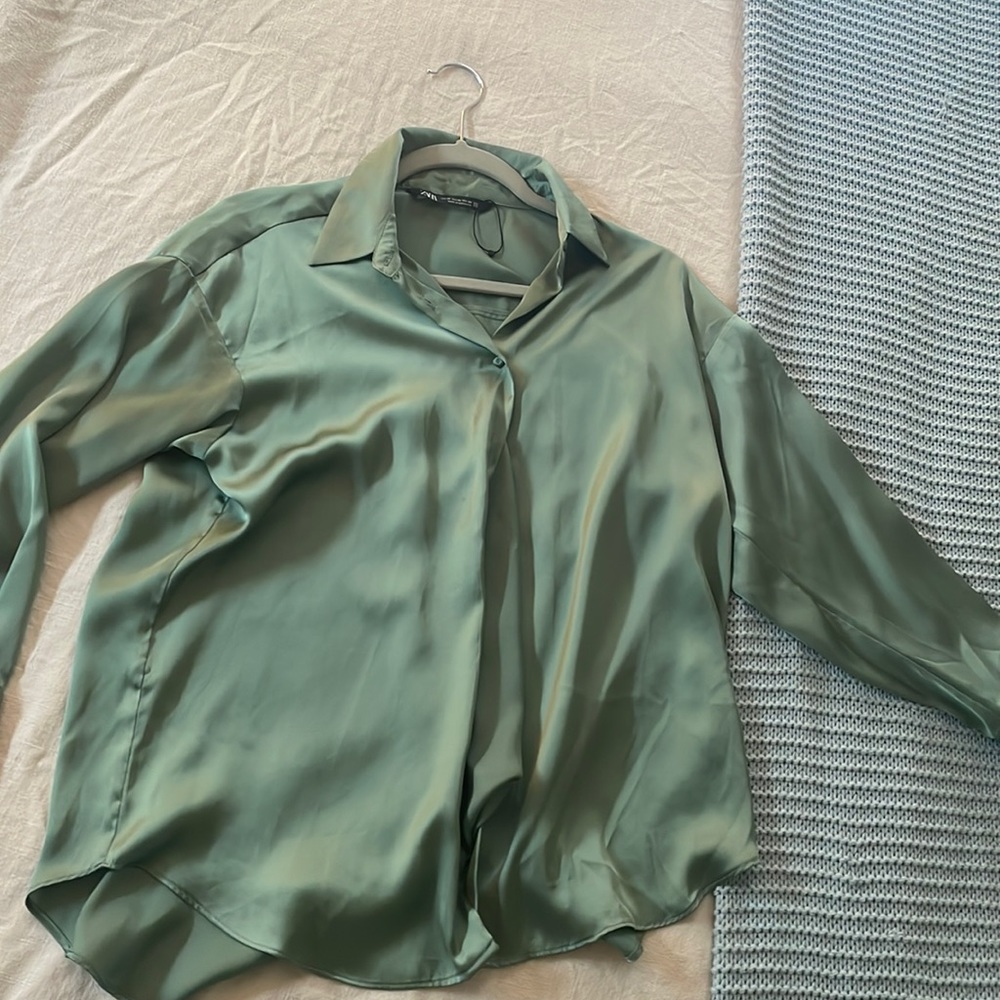 Gorgeous zara silk top